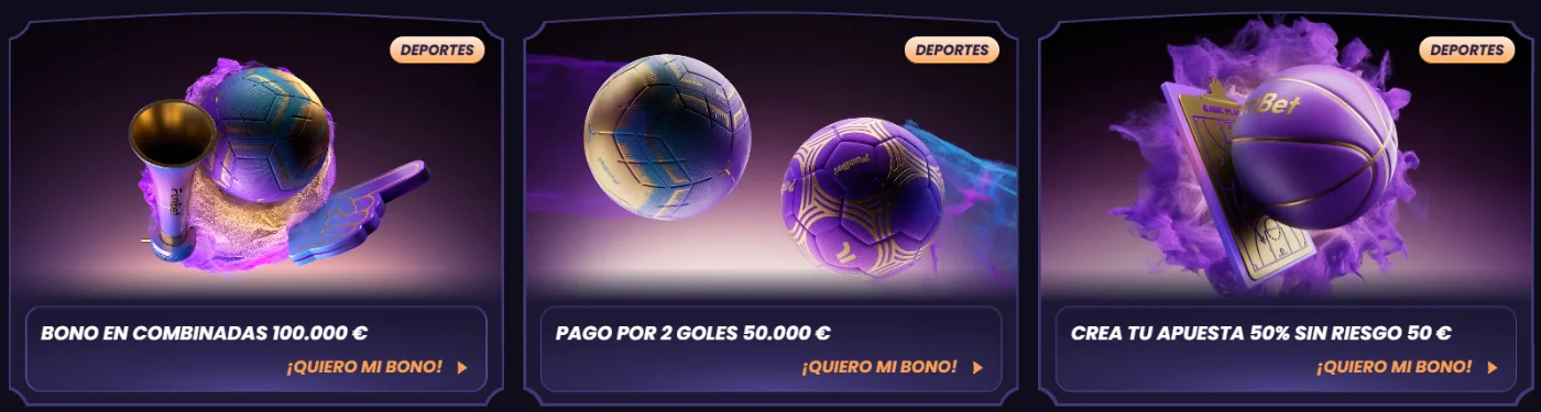 FunBet Casino Bonos y Promociones Deportivas FunBet Casino promociones deportivas con bono en combinadas, pago por goles y apuesta sin riesgo